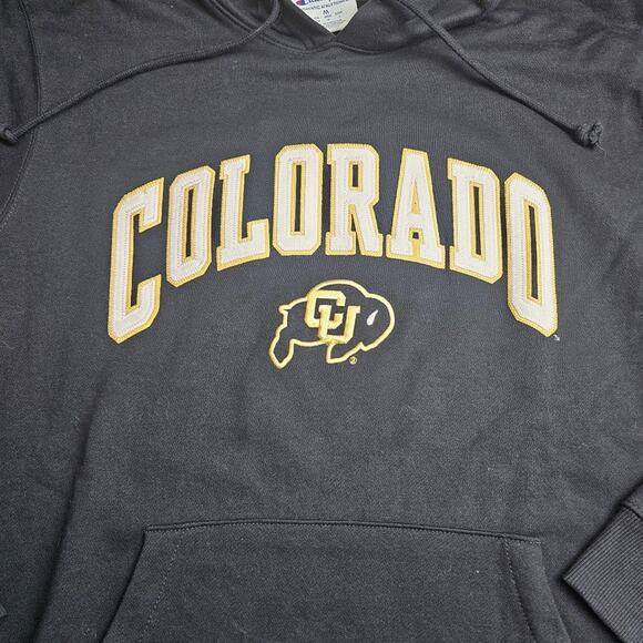 CHAMPION COLORADO BUFFALOS HOODED SWEATSHIRT MEN'S Medium - Picture 2 of 6